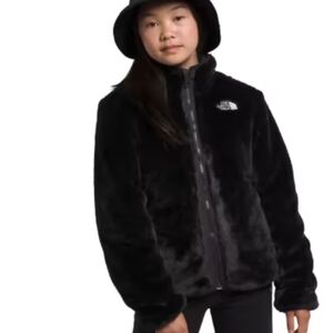 NWT The North Face G RVR Mossbud JKT TNF BLACK XS (6) Reversible